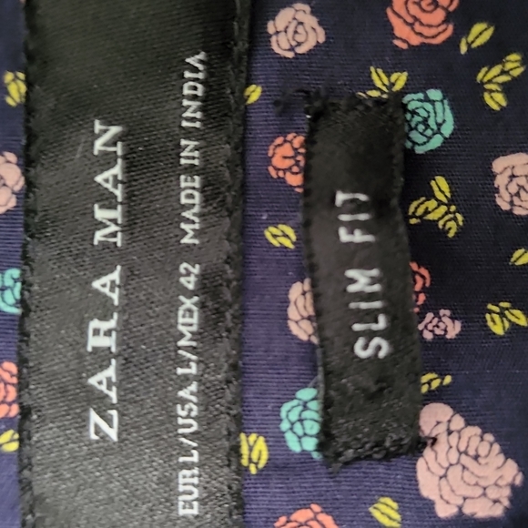 Men's Zara Floral Shirt - Picture 5 of 6
